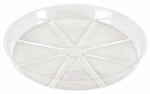 MIDWEST AIR TECHNOLOGIES Plant Saucer, Clear, 12 In.