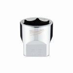MILWAUKEE Milwaukee 45-34-9070 Socket, 7/8 in Socket, Standard Socket, 3.543 in OAL, 3/8 in Drive, 6 -Point, Chrome Vanadium Steel TOOLS MILWAUKEE