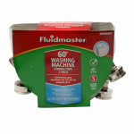 FLUIDMASTER Fluidmaster 9WM60P2 Washing Machine Discharge Hose, 3/4 in OD, 3/4 in ID, 60 in L, Female, Stainless Steel PLUMBING, HEATING & VENTILATION FLUIDMASTER