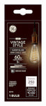 GE GE Industrial Solutions 36506 LED Bulb, Decorative, ST19 Lamp, E26 Lamp Base, Dimmable, Clear ELECTRICAL GE