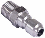 MI T M CORP Pressure Washer Quick Connect Plug, 1/4 MNPT x 1/4 In. OUTDOOR LIVING & POWER EQUIPMENT MI T M CORP