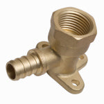 SHARKBITE SharkBite UC340LFA Drop Ear Pipe Elbow, 3/4 in, Barb x FNPT, 90 deg Angle, Brass, 200 psi Pressure PLUMBING, HEATING & VENTILATION SHARKBITE