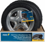 JACKSON Jackson SFFTCC Flat-Free Tire, 16 in Dia Tire, 3-1/2 in W Tire, Rubber Tire LAWN & GARDEN JACKSON