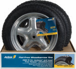 JACKSON Jackson SFFTCC Flat-Free Tire, 16 in Dia Tire, 3-1/2 in W Tire, Rubber Tire LAWN & GARDEN JACKSON   