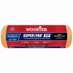 WOOSTER BRUSH Wooster RR924-9 Roller Cover, 1/2 in Thick Nap, 9 in L, Fabric Cover, Lager PAINT WOOSTER BRUSH   