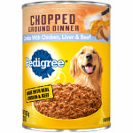 AMERICAN DISTRIBUTION & MFG Dog Food, Chopped Combo, 22 oz. Can