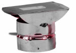 SELKIRK Selkirk 243805 Horizontal Termination Pipe Cap, 3 in ID x 8 in OD Dia, Galvanized PLUMBING, HEATING & VENTILATION SELKIRK