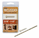 ITW BRANDS Stucco Anchor, Round Head, 3/16 x 1-1/2 In., 25-Pk.