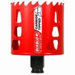 DIABLO Diablo DHS2750CT GP Hole Saw, 2-3/4 in Dia, 2-3/8 in D Cutting, 3/8 in Arbor, Carbide Cutting Edge TOOLS DIABLO