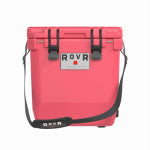 ROVR PRODUCTS CoolR 25 Quart Hard Cooler with Shoulder Strap (CORAL) OUTDOOR LIVING & POWER EQUIPMENT ROVR PRODUCTS