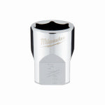 MILWAUKEE Milwaukee 45-34-9066 Socket, 5/8 in Socket, Standard Socket, 3.543 in OAL, 3/8 in Drive, 6-Point, Chrome Vanadium Steel TOOLS MILWAUKEE