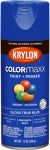 KRYLON Krylon K05543007 Enamel Spray Paint, 12 oz Can, 25 sq-ft Coverage Area, Solvent Base, Gloss, True Blue PAINT KRYLON