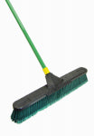 QUICKIE Quickie Bulldozer 638 Multi-Surface Push Broom, 24 in Sweep Face, Polypropylene Fiber Bristle, Steel Handle CLEANING & JANITORIAL SUPPLIES QUICKIE   