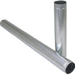 IMPERIAL Imperial GV0381 Duct Pipe, 6 in Dia, 24 in L, 30 Gauge, Galvanized Steel, Galvanized PLUMBING, HEATING & VENTILATION IMPERIAL