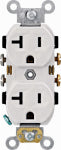LEVITON MFG CO WHT 20A DPLX OUTLET