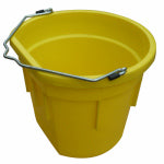 QINGDAO HUATIAN HAND TRUCK Utility Bucket, Flat Sided, Yellow Resin, 20-Qts. HARDWARE & FARM SUPPLIES QINGDAO HUATIAN HAND TRUCK