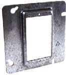 RACO INCORPORATED Outlet Box Cover, Single, Square, 1/2 In. Rise, Steel, 4-11/16 In. ELECTRICAL RACO INCORPORATED