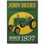 OPEN ROAD BRANDS LLC 10x14 John Deere Sign