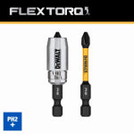 DEWALT DEWALT FlexTorq, IMPACT READY Series DWA2PH2IR2S Screwdriver Bit, #2 Drive, Phillips Drive, 1/4 in Shank, Hex Shank, HSS TOOLS DEWALT