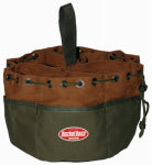 BUCKET BOSS Bucket Boss 25001 Parachute Bag, 10 in W, 10 in D, 6-1/2 in H, 19-Pocket, Canvas, Brown TOOLS BUCKET BOSS