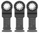 ROBERT BOSCH TOOL GROUP Starlock Plunge Cut Blade, Carbide, 1.25 In., 3-Pk.
