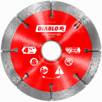 DIABLO Diablo DMATP0450 Series Saw Blade, Tuck Point Blade, 4-1/2 in Dia, Segmented Rim, 1/PK TOOLS DIABLO