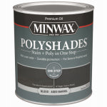 MINWAX Minwax PolyShades 614994444 Interior Wood Stain, Gloss, Aged Barrel, Liquid, 1 qt PAINT MINWAX