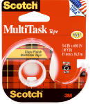 SCOTCH Scotch 25 Multi-Task Tape, 650 in L, 3/4 in W, Plastic Backing PAINT SCOTCH   