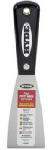 HYDE Hyde Black & Silver Series 02300 Stiff Putty Knife, 2 in W Blade, HCS Blade, Nylon Handle PAINT HYDE