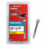ITW BRANDS Heavy Duty Wedge Anchors, 3/8 x 3-3/4 In., 50-Pk. HARDWARE & FARM SUPPLIES ITW BRANDS