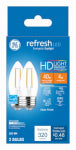GE GE Industrial Solutions 31517 LED Bulb, 120 V, 300 Lumens, 4 W, BM Lamp, 40 W Equivalent, E26 Lamp Base, Dimmable ELECTRICAL GE
