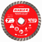 DIABLO Diablo DMADT0700 Cut-Off Disc, 7 in Dia, 7/8, 5/8 in Arbor, Diamond Cutting Edge, Turbo Rim TOOLS DIABLO