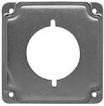RACO INCORPORATED Receptacle Cover, Flat Corner Round, 30-50A, Single, 4 In. ELECTRICAL RACO INCORPORATED
