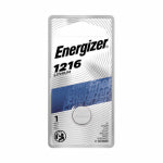 ENERGIZER BATTERY Energizer ECR1216BP Coin Cell Battery, 3 V Battery, 25 mAh, CR1216 Battery, Lithium, Manganese Dioxide ELECTRICAL ENERGIZER BATTERY