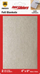 SHEPHERD HDWE. PROD., LLC. Super Sliders 4 In. x 6 x Beige Blanket (2-Piece)