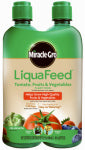 SCOTTS MIRACLE GRO LiquaFeed Tomato, Fruits & Vegetables Plant Food, 16-Fl. oz. Refill Bottles, 2-Pack