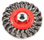 FORNEY INDUSTRIES INC Twist-Knot Wire Wheel Brush, 4-In.