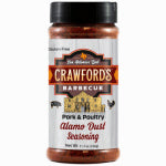 CRAWFORD'S BARBEQUE Crawford's Barbecue CB01010 BBQ Rub, Alamo Dust, 11.7 oz OUTDOOR LIVING & POWER EQUIPMENT CRAWFORD'S BARBEQUE