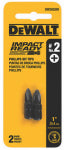 BLACK & DECKER/DEWALT Power Screwdriver Bit, #2 Reduced Phillips, 1 In., 2-Pk.