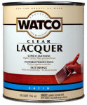 WATCO WATCO 63241 Lacquer, Liquid, Clear, 1 qt, Can PAINT WATCO