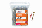 GRK FASTENERS GRK Fasteners 96077 Cabinet Screw, #8 Thread, 2 in L, Washer Head, Star Drive, Steel, 330 PK HARDWARE & FARM SUPPLIES GRK FASTENERS