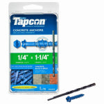 TAPCON Tapcon 24315 Screw Anchor, 1-1/4 in L, Hex Drive, Steel, Climaseal HARDWARE & FARM SUPPLIES TAPCON