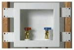 OATEY Oatey 38528 Washing Machine Outlet Box, 1/2 in Pex Crimp Connection, Brass/Polystyrene, White PLUMBING, HEATING & VENTILATION OATEY