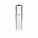 MILWAUKEE Milwaukee 45-34-9138 Socket, 14 mm Socket, Deep Socket, 0.85 in OAL, 1/2 in Drive, 6-Point, Chrome Vanadium Steel TOOLS MILWAUKEE