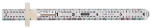 GENERAL TOOLS MFG Flex Precision Stainless Steel Rule. 6 In. TOOLS GENERAL TOOLS MFG
