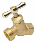 B & K INDUSTRIES B & K 102-404 Hose Bibb, 3/4 x 3/4 in Connection, FPT x Male Hose, 125 psi Pressure, Brass Body PLUMBING, HEATING & VENTILATION B & K INDUSTRIES