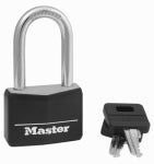 MASTER LOCK Master Lock 141DLF Padlock, Keyed Different Key, Large Shackle, 1/4 in Dia Shackle, 1-1/2 in H Shackle, Steel Shackle HARDWARE & FARM SUPPLIES MASTER LOCK