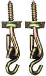 ASSA ABLOY AMERICAS RESIDENTIALI NC Lag Screw Swing Hook Kit, 2-Pk. HARDWARE & FARM SUPPLIES ASSA ABLOY AMERICAS RESIDENTIALI NC