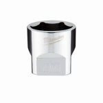 MILWAUKEE Milwaukee 45-34-9071 Socket, 15/16 in Socket, 3/8 in Drive, 6-Point, Chrome Vanadium Steel, Chrome TOOLS MILWAUKEE
