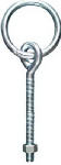 ASSA ABLOY AMERICAS RESIDENTIALI NC Eye Bolt Hitching Ring, Zinc, 3/8 x 5-1/8 In. HARDWARE & FARM SUPPLIES ASSA ABLOY AMERICAS RESIDENTIALI NC